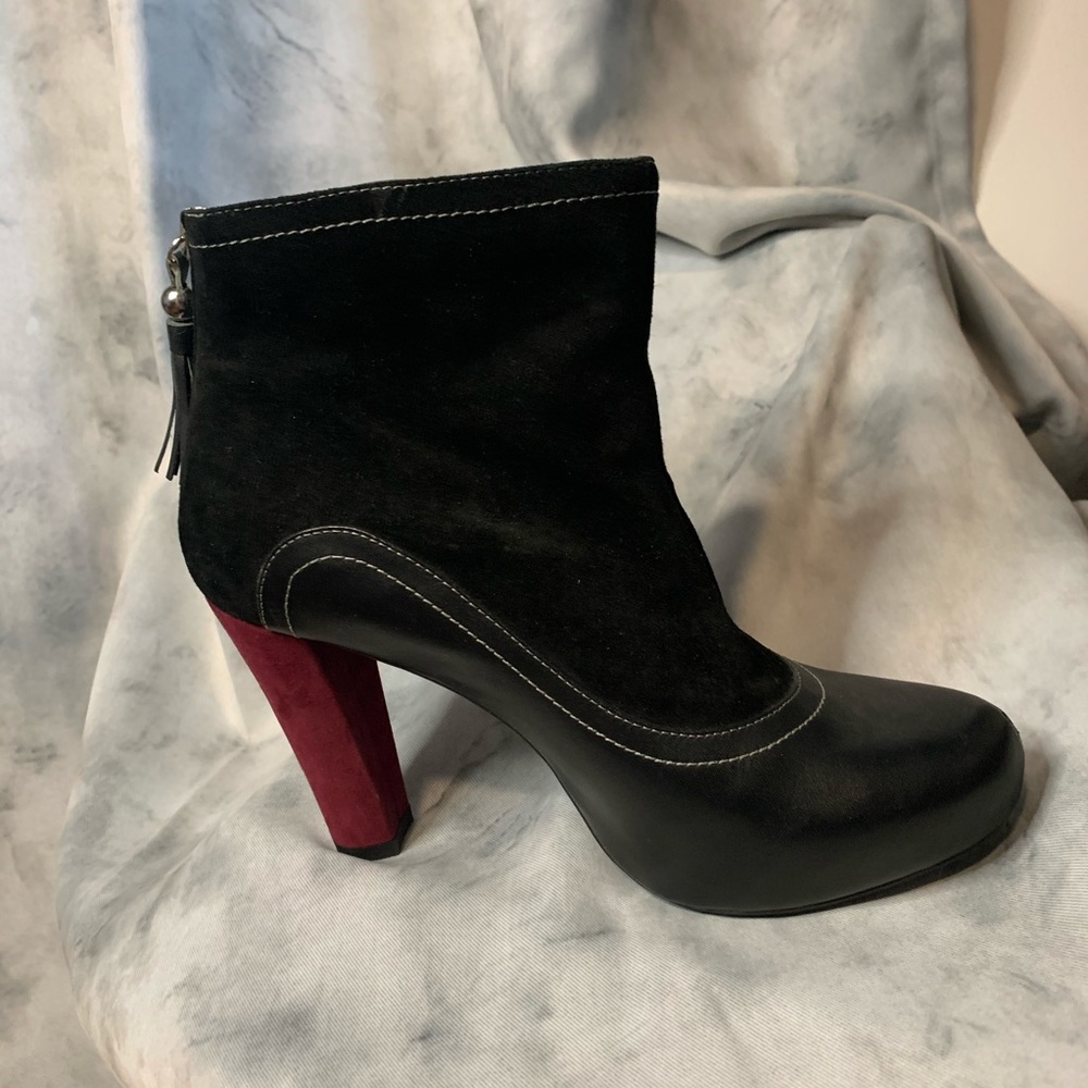 Leather/Suede Bootie